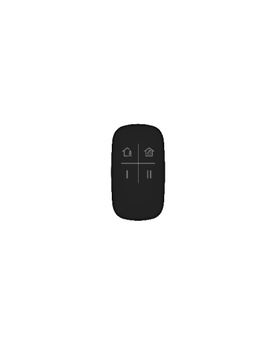 DS-PKF1-WE (цв. черный). Брелок 4-х кнопочный с обратной связью. AX PRO Hikvision в Балаково