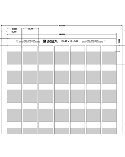ELAT-18-361-2.5 (уп. 2500 шт.): Этикетка в Балаково
