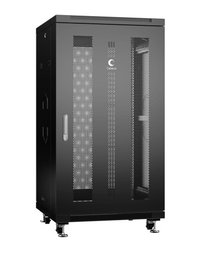 ND-05C-22U60/80-BK (8563c). Шкаф телекоммуникационный 19 напольный 22U. CABEUS в Балаково