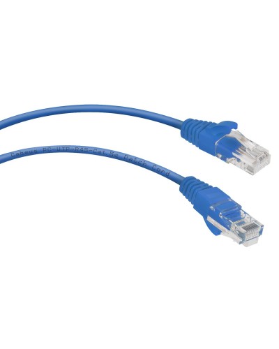 PC-UTP-RJ45-Cat.5e-0.5m-BL (7669c), синий. Патч-корд медный. CABEUS в Балаково