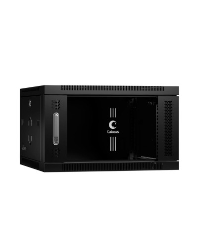 SH-05F-6U60/45-BK (8598c). Шкаф телекоммуникационный 19 настенный 6U. CABEUS в Балаково