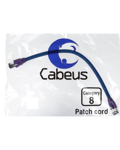 PC-SSTP-RJ45-Cat.8-5m-LSZH (9705c), серый. Патч-корд медный. CABEUS в Балаково