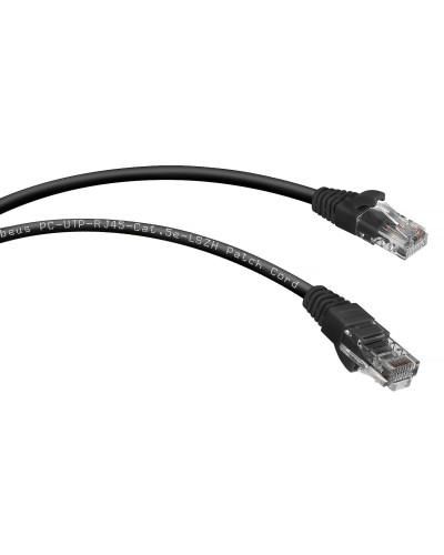 PC-UTP-RJ45-Cat.5e-2m-BK-LSZH (9539c), чёрный. Патч-корд медный. CABEUS в Балаково