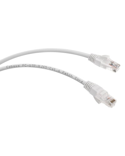 PC-UTP-RJ45-Cat.6-3m (7269c), серый. Патч-корд медный. CABEUS в Балаково