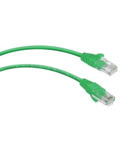 PC-UTP-RJ45-Cat.5e-0.3m-GN (7659c), зелёный. Патч-корд медный. CABEUS в Балаково