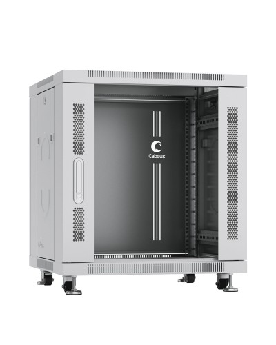 SH-05C-12U60/80 (7646c). Шкаф телекоммуникационный 19 напольный 12U. CABEUS в Балаково