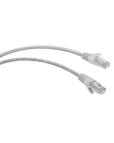 PC-SSTP-RJ45-Cat.6a-1.5m-LSZH (7902c), серый. Патч-корд медный. CABEUS в Балаково