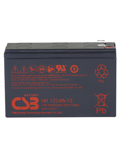 CSB HR 1224W F2 F1. Аккумулятор герметичный свинцово-кислотный. CSB в Балаково