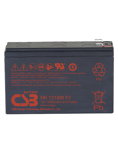 CSB HR 1218W. Аккумулятор герметичный свинцово-кислотный. CSB в Балаково