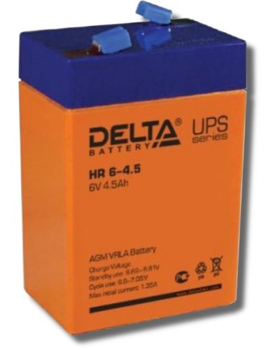 Delta HR 6-4.5. Аккумулятор герметичный свинцово-кислотный. Delta в Балаково