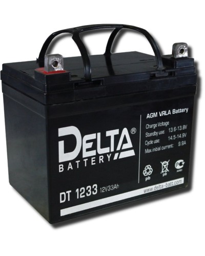Delta DT 1233. Аккумулятор герметичный свинцово-кислотный. Delta в Балаково