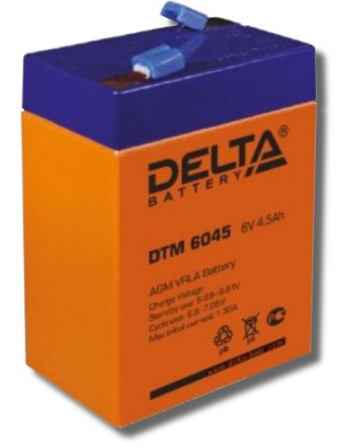 Delta DTM 6045. Аккумулятор герметичный свинцово-кислотный. Delta в Балаково