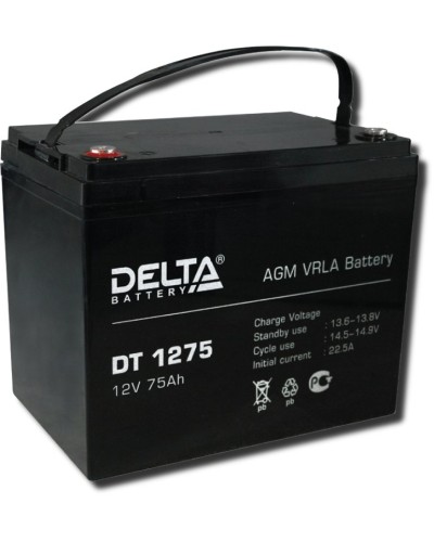 Delta DT 1275. Аккумулятор герметичный свинцово-кислотный. Delta в Балаково