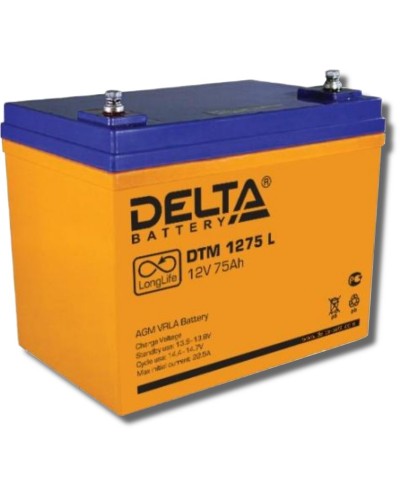 Delta DTM 1275 L. Аккумулятор герметичный свинцово-кислотный. Delta в Балаково