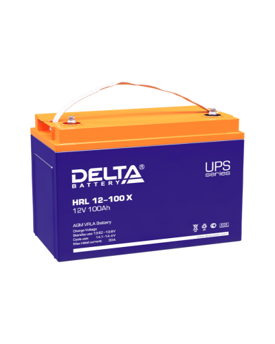 Delta HRL 12-100 X. Аккумулятор герметичный свинцово-кислотный. Delta в Балаково