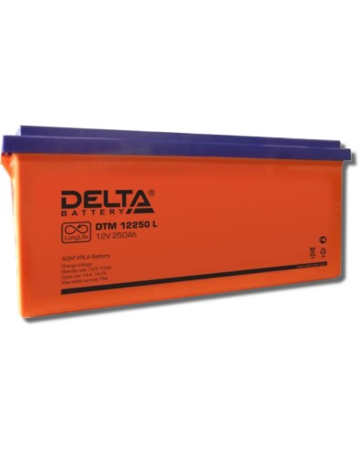 Delta DTM 12250 L. Аккумулятор герметичный свинцово-кислотный. Delta в Балаково