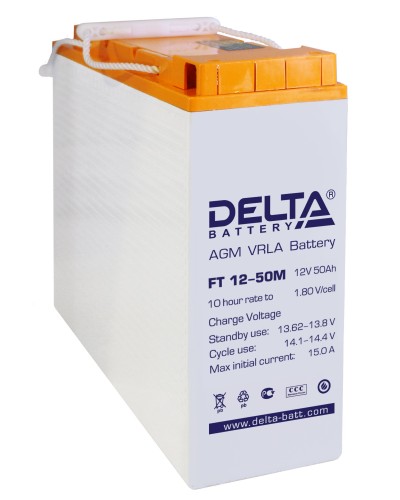 Delta FT 12-50 M. Аккумулятор герметичный свинцово-кислотный. Delta в Балаково