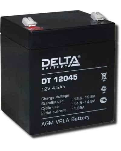 Delta DT 12045. Аккумулятор герметичный свинцово-кислотный. Delta в Балаково