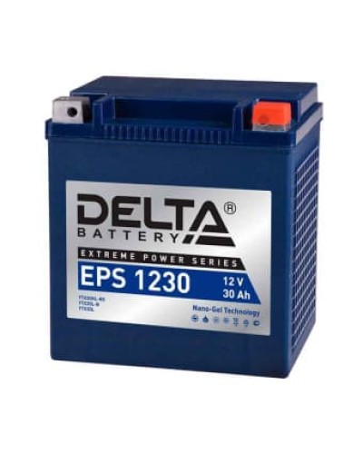 Delta EPS 1230. Аккумулятор герметичный свинцово-кислотный стартерный. Delta в Балаково
