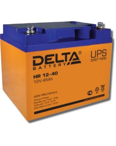 Delta HR 12-40. Аккумулятор герметичный свинцово-кислотный. Delta в Балаково