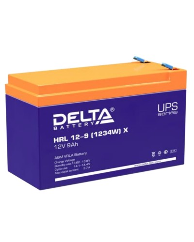 Delta HRL 12-9 X (1234W). Аккумулятор герметичный свинцово-кислотный. Delta в Балаково