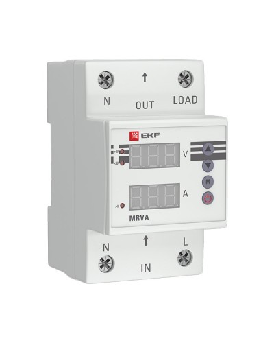 MRVA 40A PROxima (MRVA-40A). Реле напряжения и тока с дисплеем. EKF в Балаково