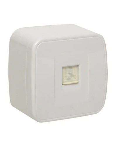 Минск Розетка RJ-45 1-местная ОП 1А (EGK01-035-10). Розетка RJ-45 1-местная ОП 1А. EKF в Балаково