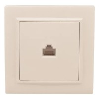 Минск Розетка RJ-45 1-мест. СП (ERK01-035-20). Розетка RJ-45 1-мест. СП. EKF