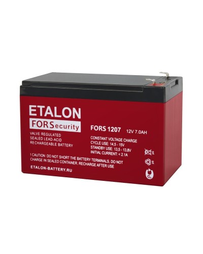ETALON FORS 1207. Аккумулятор герметичный свинцово-кислотный. ETALON в Балаково