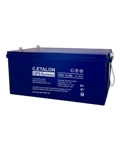 C.ETALON CHRL 12-200. Аккумулятор герметичный свинцово-кислотный. ETALON в Балаково