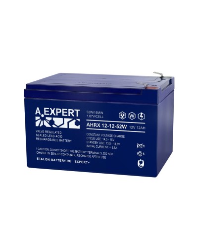 A.EXPERT AHRX 12-12-52W. Аккумулятор герметичный свинцово-кислотный. EXPERT в Балаково