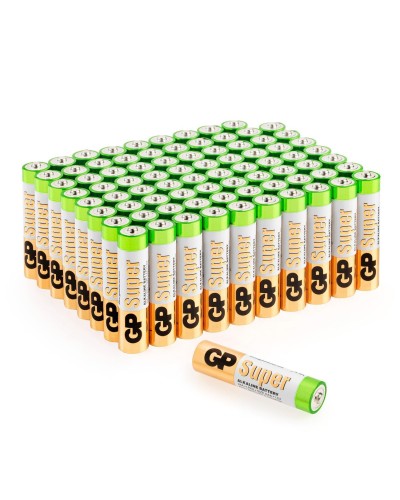 GP Super Alkaline 24A AAA (GP 24A-2CRVS80), упак. 80 шт.. Алкалиновые батарейки. GP Batteries в Балаково