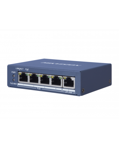 DS-3E0505P-E/M. Коммутатор с питанием POE. Hikvision в Балаково