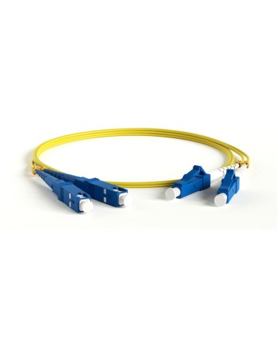 FC-D2-9-LC/AR-SC/AR-H-2M-LSZH-YL. Патч-корд волоконно-оптический LC-SC. Hyperline в Балаково