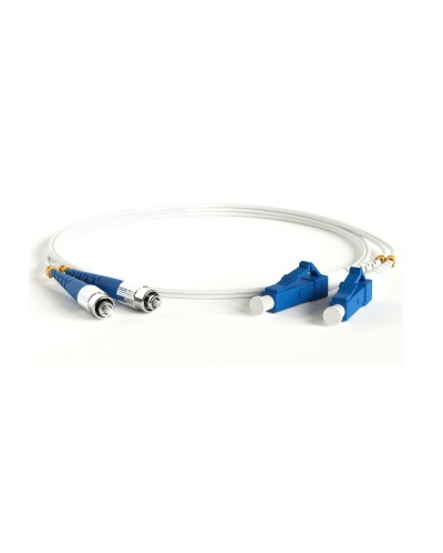 FC-D2-9A1-FC/UR-LC/UR-H-1M-LSZH-WH. Патч-корд волоконно-оптический FC-LC. Hyperline в Балаково