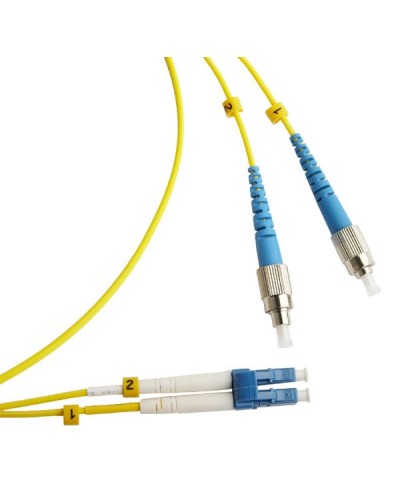 FC-D2-9-FC/UR-LC/UR-H-2M-LSZH-YL. Патч-корд волоконно-оптический FC/UPC-LC/UPC. Hyperline в Балаково