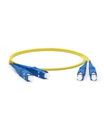 FC-D2-9-SC/UR-SC/UR-H-15M-LSZH-YL. Патч-корд волоконно-оптический. Hyperline в Балаково