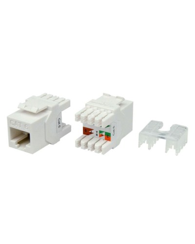 KJ8-8P8C-C6-180-WH. Вставка Keystone Jack RJ-45. Hyperline в Балаково