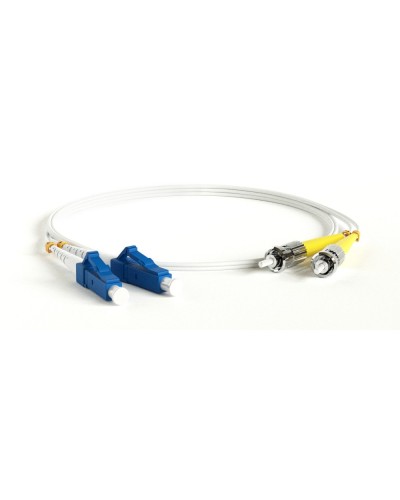 FC-D2-9A1-LC/UR-ST/UR-H-1M-LSZH-WH. Патч-корд волоконно-оптический ST-LC. Hyperline в Балаково