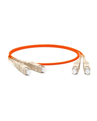 FC-D2-62-SC/PR-SC/PR-H-2M-LSZH-OR. Патч-корд волоконно-оптический многомодовый. Hyperline в Балаково