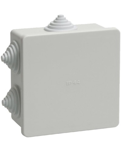 Коробка распаячная КМ41235 85х85х40 открытой проводки IP44 6 гермовводов серая (UKO11-085-085-040-K41-44). Коробка распаячная безгалогенная (HF). IEK в Балаково