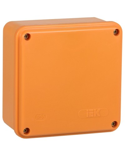 Коробка распаячная огнестойкая ПС 100х100х50 6P 6мм² IP44 гладкие стенки (UKF20-100-100-050-6-6-09). Коробка распаячная огнестойкая безгалогенная (HF). IEK в Балаково