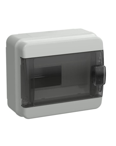 Корпус пластиковый КМПн-8 IP65 TEKFOR (TF5-KP72-N-08-65-K03-K02). Корпус модульный пластиковый черная прозрачная дверь. IEK в Балаково