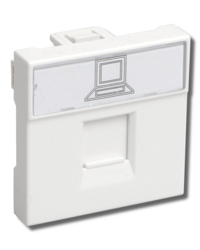 РКИ-20-00-П RJ-45 UTP белая (CKK-40D-RI2-K01). Розетка информационная 2 модуля ПРАЙМЕР. IEK в Балаково