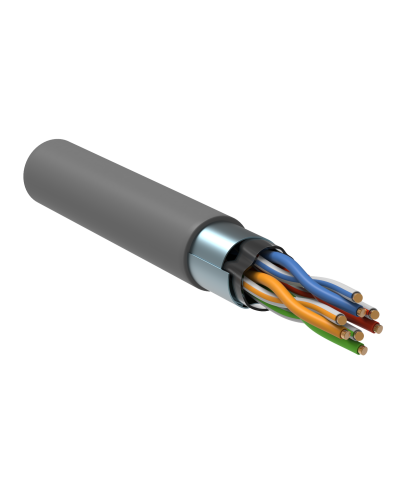 GENERICA F/UTP кат.5E 24AWG 4 пары LSZH серый (BC1-C5E04-321-305-R-G). Кабель «витая пара» (LAN) для структурированных систем связи. IEK в Балаково