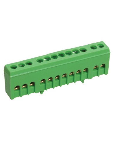 Шина PE земля ШНИ-6х9-10-К-З (YNN10-69-10KD-K06). Шина в корпусном изоляторе на DIN-рейку. IEK в Балаково