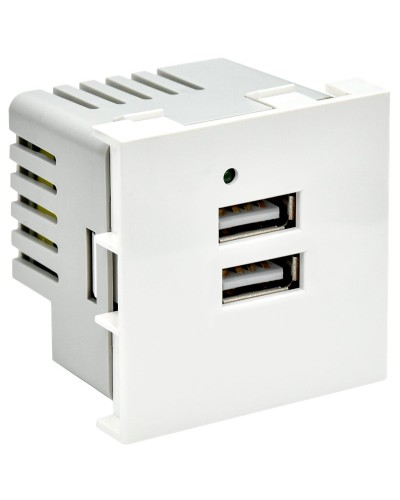 Розетка USB A+A 4,2А PRIMER РКЮ-23-40-П белый IEK PR-KK40D-RU-0-2-AA-K01). Розетка USB. IEK в Балаково