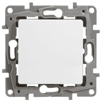 Переключатель 10AX-250В ETIKA, белый (672205). Выключатель. LegranD