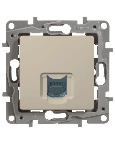 Розетка 5e, UTP, 1хRJ45, ETIKA, слоновая кость (672341). Розетка. LegranD в Балаково