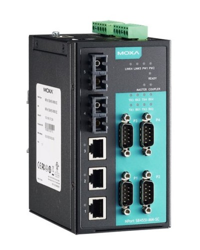 NPort S8455I-SS-SC. 4-портовый преобразователь. MOXA в Балаково